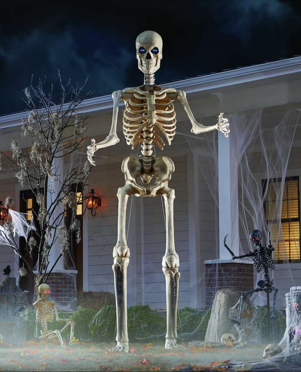 Skelly Home Depot 12 Ft Skeleton 31 Happy Halloween Home Finds